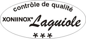 Original Laguiole Gütesiegel von XONIINOX Qualitätssiegel