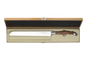 Original XONIINOX Laguiole-Brotmesser in der Holzbox